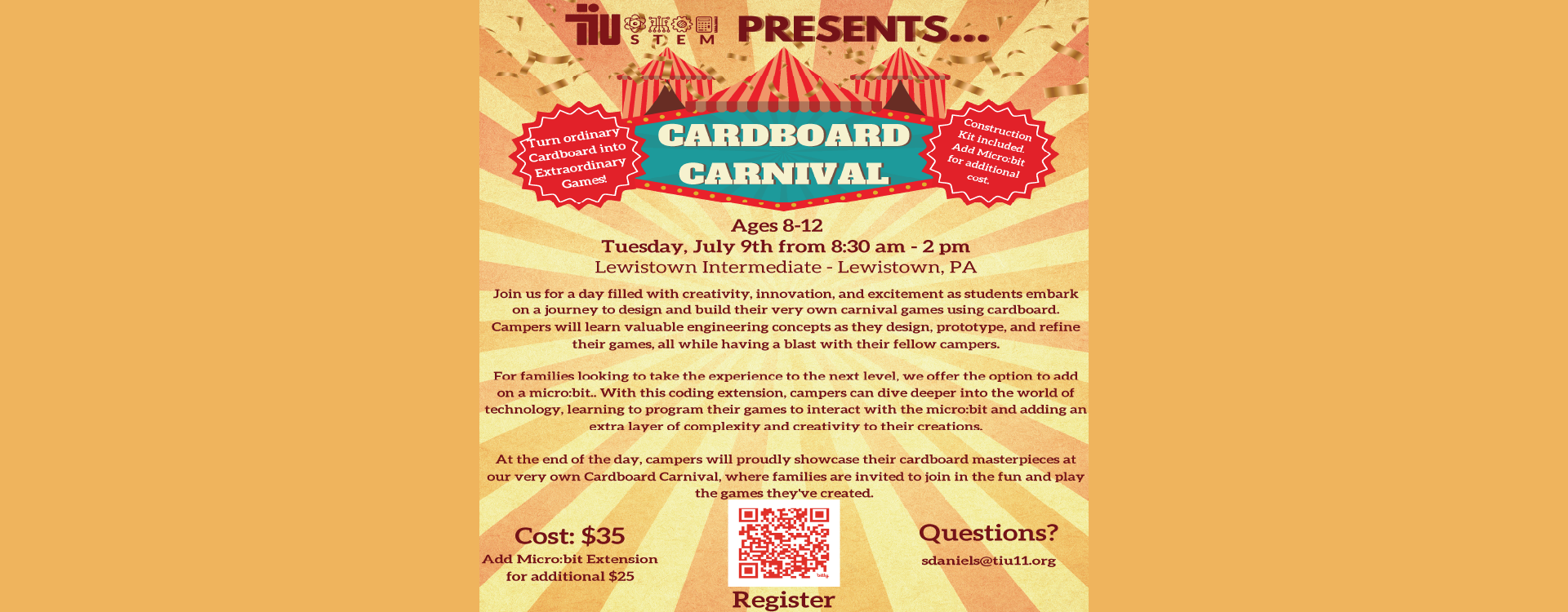 MC Cardboard Carnival - click link to see PDF version